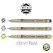 G.T. Luscombe Company, Inc. Pigma Micron 01 Fine & 05 Medium Point Bible Study Pen Kit | No Smearing or Fading | Bible Safe | Artist Pens | No Bleed Pigmented Ink (Set of 6) | New Packaging |