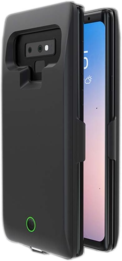Samsung Galaxy S9Plus Battery Case, 7000mAh External USB Port Power Bank Cover Portable Charging Back Pack for Samsung Galaxy S9 Plus/S9+ (Black)