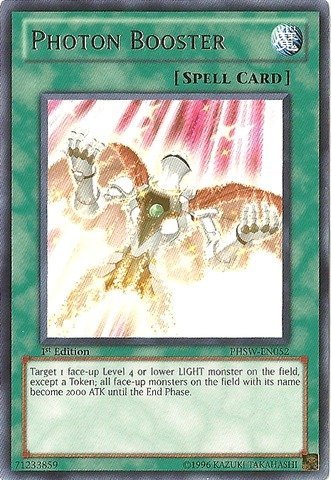 Yu-Gi-Oh! - Photon Booster (PHSW-EN052) - Photon Shockwave - 1st Edition - Rare