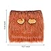 GABOSS Lion Mane Costume, Dog Lion Wig for Dog Pet Festival Party Fancy Hair Dog Clothes (Dark Brown with Ear), Large