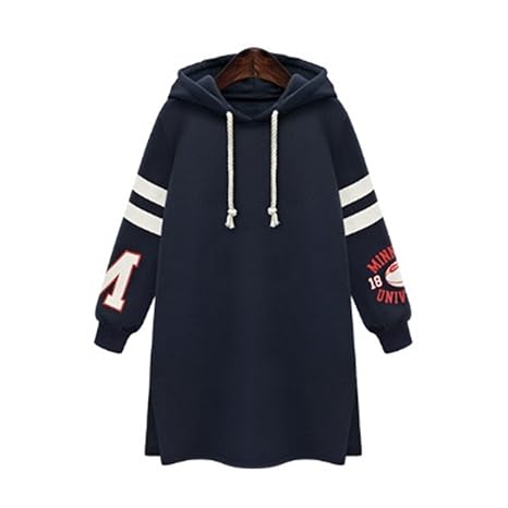 Damen Kapuzenpullover,FRIENDGG Mädchen Frau Herbst Winter Langarm Mit Kapuze Sweatshirt Lässige Mode Lose Mantel Tops Pullove