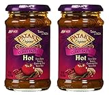 Pataks Curry Paste Hot 10oz (Pack of 2)