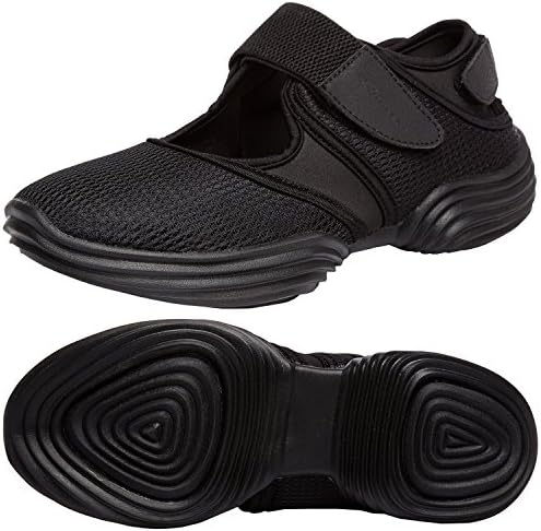 SILISITE Women's Walking Shoes Elastic Adjustable Lightweight Breathable Athletic Outdoor Shoes Size 8 B(M) US Black