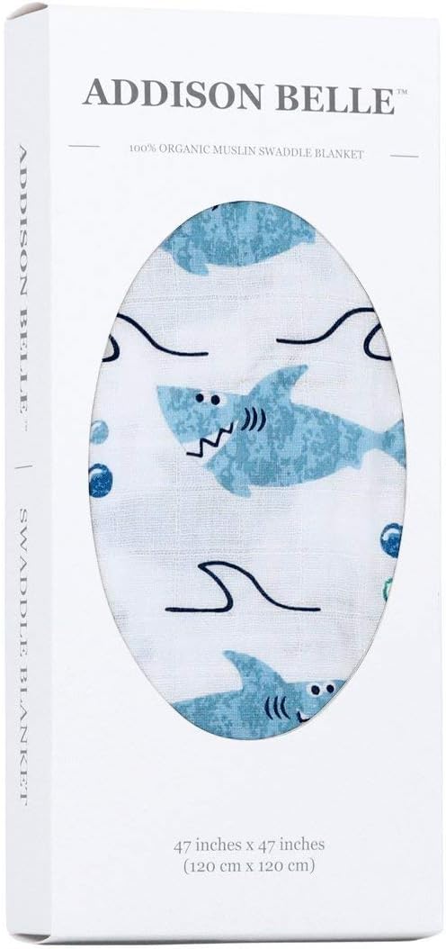 shark muslin blanket