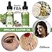 Althaea 100% Organic Castor Oil – Certified Pure Cold Pressed & Hexane free - Make Stronger Your Hair, Eyelashes, Eyebrows – Pipette, 5 Brushes and 5 Tassels included – 1 oz (30 ml)
