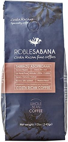 Specialty Coffee Roblesabana Costa Rica Microlot Tarrazu Sun Dried Medium Roast (12oz whole bean)