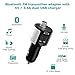 Bluetooth FM Transmitter Car, Wireless Bluetooth Radio Adapter Hand-Free Calling Dual USB Car Charger