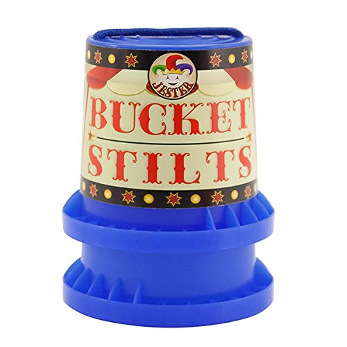 Indy Jester Children`s Bucket Stilts (Blue)