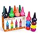 MDORANGE Crayons for Toddlers Palm-Grip 16 Colors Baby Crayons Washable & Non-Toxic Paint Crayons Sticks Stackable Toys (Finger Crayons)