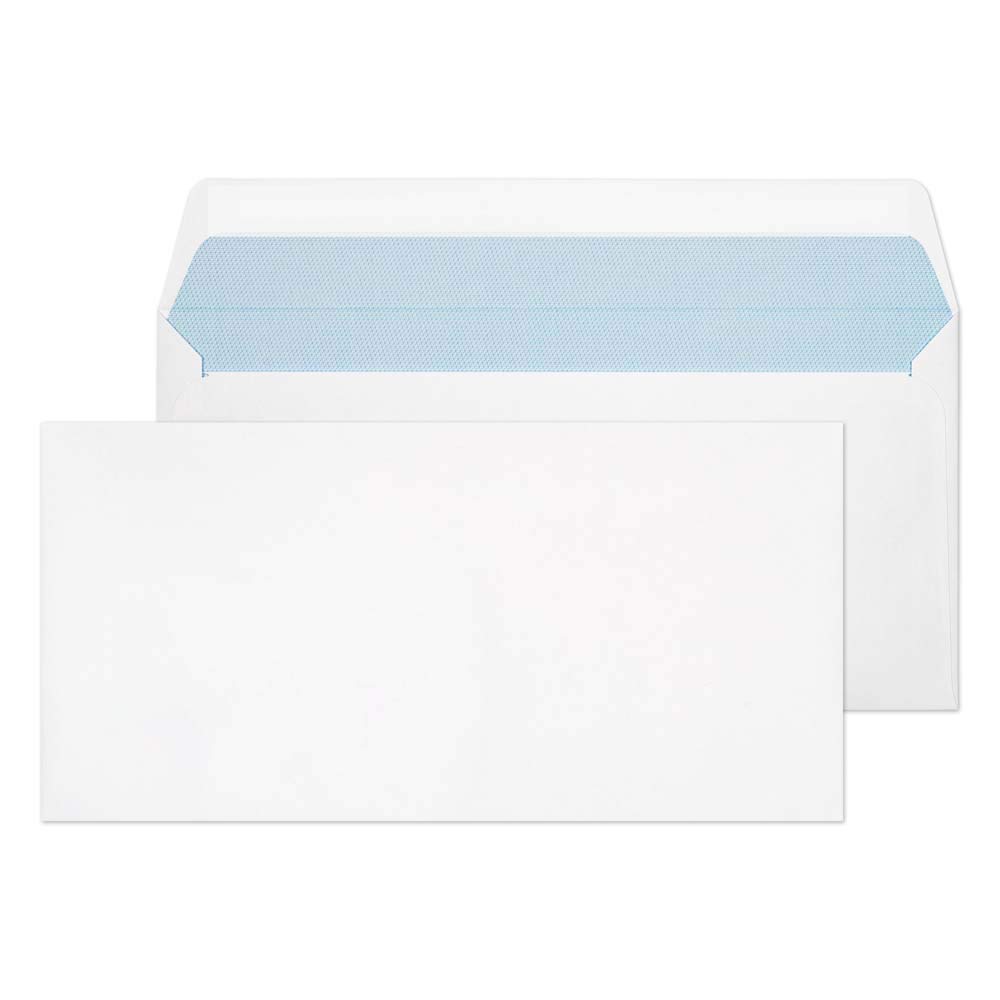Blake Office DL 110 x 220 mm 120 gsm Peel & Seal Wallet Envelopes (32215) Ultra White Wove - Pack of 500