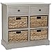 SAFAVIEH American Homes Collection Herman Vintage Grey Storage Unit