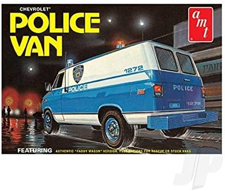 AMT AMT1123 1:25 NYPD Chevy Police Van, Multi