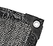 BeGrit Shade Cloth for Garden 50% 6x6.5ft Sun Shade with Grommets Sunblock Mesh for Outdoor,Plants,Patio,Greenhouse,Chicken Coop(Black)