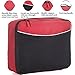 Bago Packing Cubes for Suitcases - 7Pcs Luggage & Suitcase Organiser Bags Set - Compression Packing Cubes for Travel Accessories Essentials - 4 Cubes plus 3 Sealed ZipBags (Red), Red, 4pcs Set
