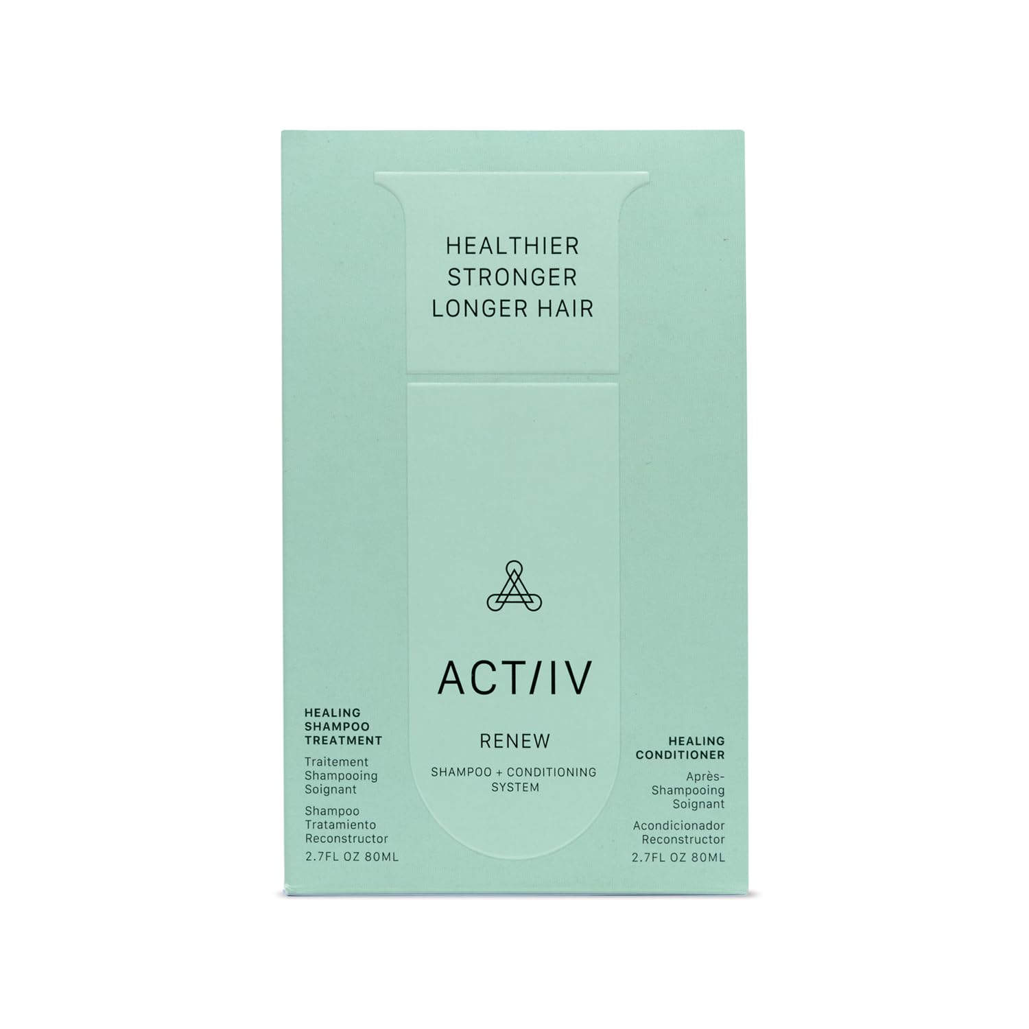 Photo 1 of ACTIIV Renew Travel Duo | Supports Scalp Health & Appearance of Fuller, Healthier-Looking Hair, Hydrates & Nourishes, Heals Damaged & Over-Processed Hair, Plant-Based, Color-Safe, Vegan
