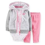 Carters Baby Girls Whale 3-Piece Cardigan Set