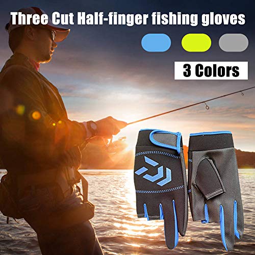 Outdoor-Angelhandschuhe Outdoor Non - Slip Fishing Schutz gegen Stichwunden Männer Drei - Finger Angelhandschuhe Hoch… – Bild 6