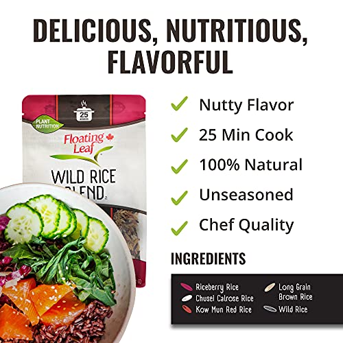 Floating Leaf Wild Rice Blend, Vegan Rice with Nutty Aroma, Flavorful