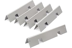 Leship 15.3" Flavorizer Bars Replacement for Weber 7636 67046 Spirit I & II and GS4 Spirit II 300 Series, Spirit E310 S310 E320 S320 E330 S330 Gas Grills with Front Mounted Control Panels, Set of 5