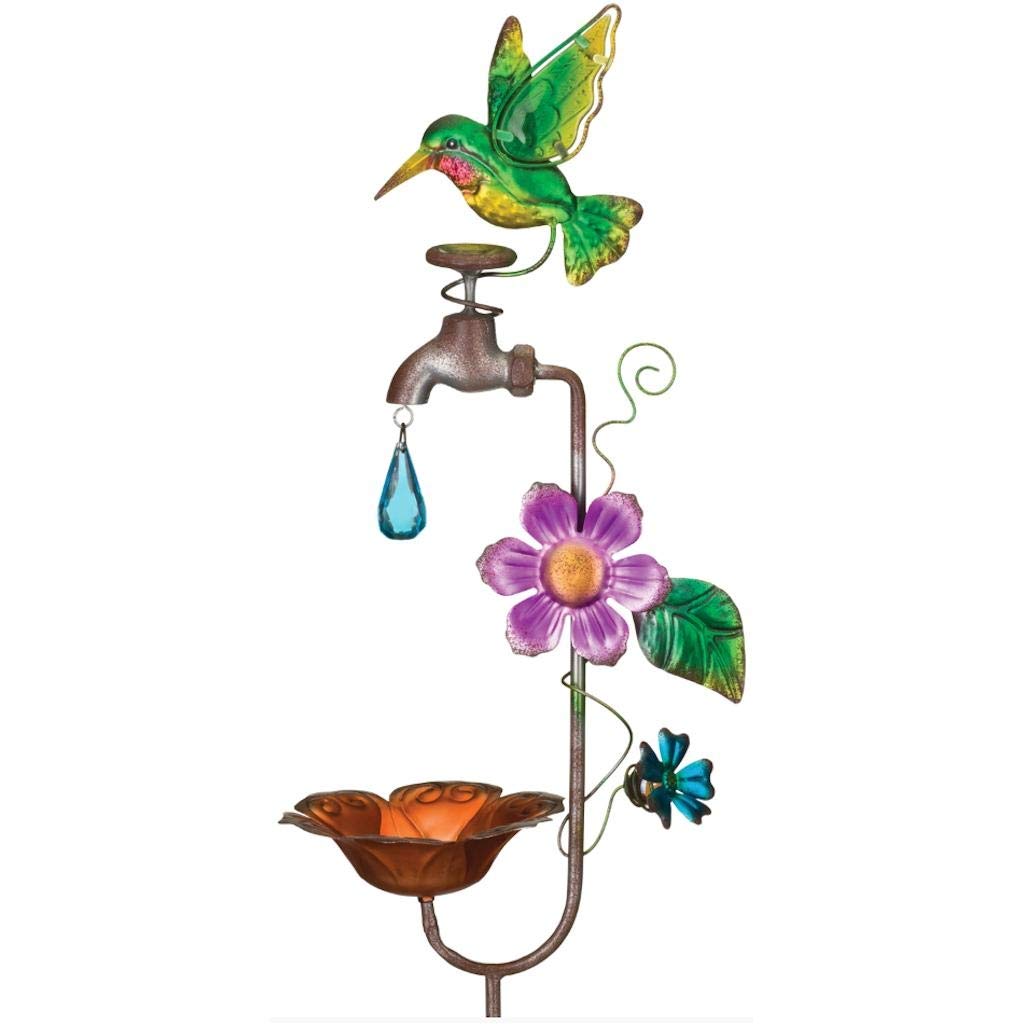 Best Hummingbird Solar Glass Garden Stakes