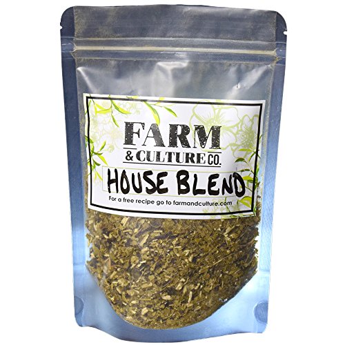 Loose Leaf Tea for Kombucha, “House Blend” by Farm and Culture. A Blend of Certified Organic Black, Green, and Yerba Mate Teas Along with Additional Herbs. 1 Cup: Enough to brew 5 gallons. Loose Leaf Tea for Kombucha, “House Blend” by Farm and Culture. A Blend of Certified Organic Black, Green, and Yerba Mate Teas Along with Additional Herbs. 1 Cup: Enough to brew 5 gallons.