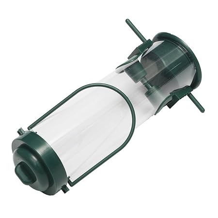Lanlan Plastic Transparent Bird Feeder Wire Mesh Tube Feeder