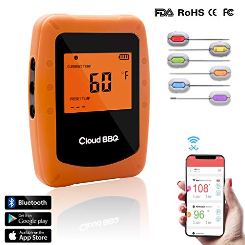 Cadrim Wireless Grill Thermometer Digital And Instant Read Meat