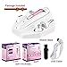 Hair Removal for Women 5 in 1 USB Rechargeable Hair Epilator Waterproof Lady Shaver Facial Hair Remover Women's Personal Groomers for Face Eyebrow Nose Armpit Bikini Arm Legs (Pink)