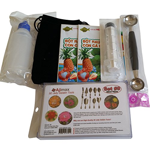 3D Jelly Gelatin Art Tools Starter Kit Gracilaria Jello Cake Tools
