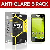 SOJITEK BLU Studio 5.0 C HD Premium Anti-Glare Anti-fingerprint Matte Screen Protector [3-Pack] - Lifetime Replacements Warranty + Retail Packaging