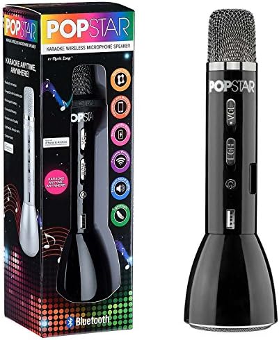 Popstar Bluetooth Karaoke Microphone Speaker Wireless Children’s Singing Mic (4 Color)