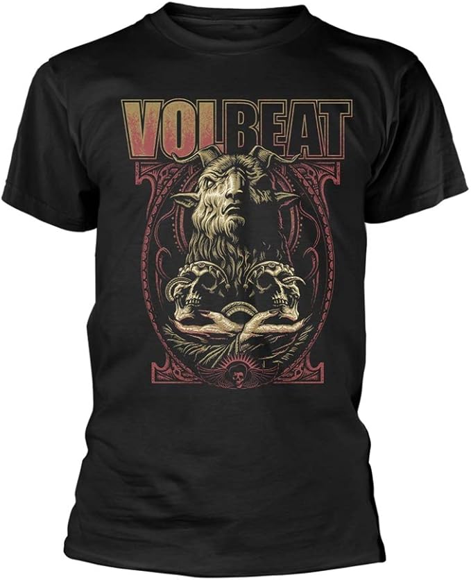 Volbeat Voodoo Goat Official Tee T-Shirt Mens Unisex: Amazon.co.uk: Clothing