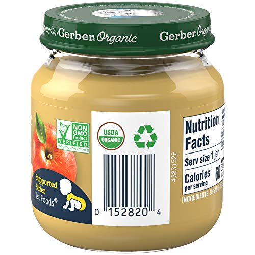 gerber organic glass jars