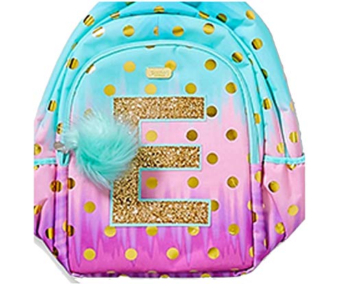 justice backpacks with letter l