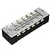 Ninth-City 2pcs 6 Position Double Row Wire Screw Connector Electric Barrier Terminal Strip Panel Block 600V 15A