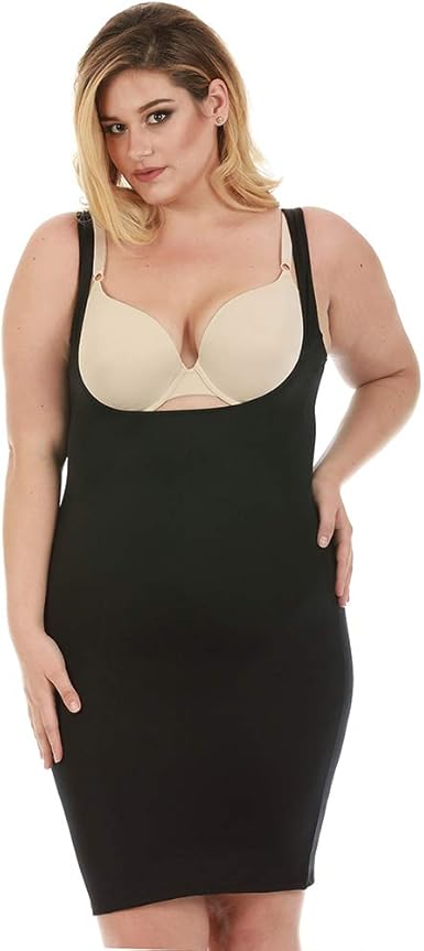 plus size shapewear slip dress