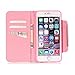 iPhone 5S Case, iPhone 5 Wallet Case, Firefish Stand Flip Folio Wallet Cover Shock Resistance Protective Shell with Cards Slots Magnetic Closure for Apple iPhone 5/5S/SE-Tower