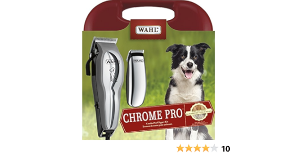 wahl chrome pro pet clipper kit