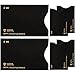 RFID Sleeves Credit Card Sleeve – Credit Card Protector Sleeves Blocks Credit Cards Transfer of Data Protecting Against Thieves Electronic Pickpocketing – Black RFID Credit Card Sleeves