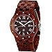 Wonbee Handmade Wooden Watches for Men 100% Natural Red Sandal Wood Men's Wristwatch With Date Create Gift for Men