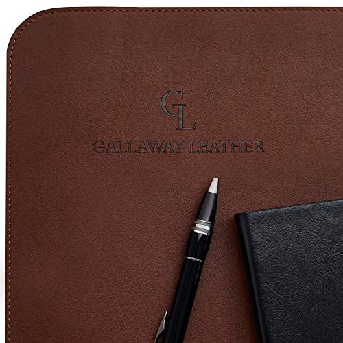 Gallaway Leather Desk Mat,Desk Writing Pad Office Desk Pad, Large 36