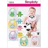 Simplicity Precious Patterns 1904 Baby Bibs and 6 1/2