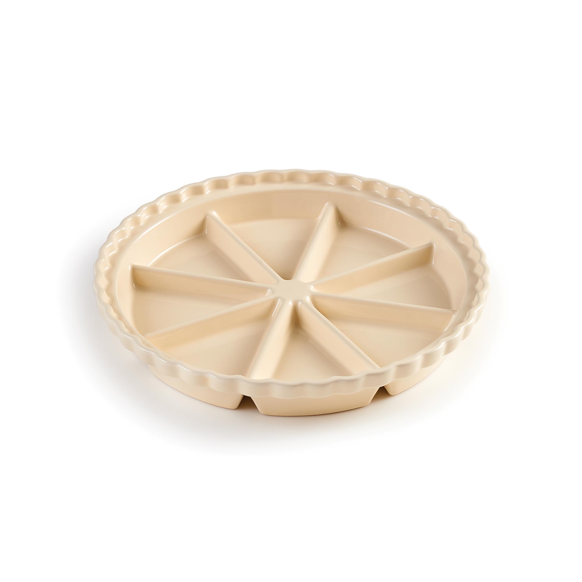 Photo 1 of King Arthur Baking Company Ceramic Scone Pan, Ceramic, Distributes Heat Evenly, Makes 8 Uniform Scones