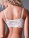 Coobie Seamless Lace Back Scoopneck Bra, White, One Size