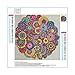 AkoMatial Diamond Painting Kits Full Drill,Mandala Flower DIY 5D Diamond Painting Kits Rhinestone Crystal Embroidery Pictures Cross Stitch Art Craft for Home Decor 30 * 30cm