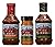 Kansas City Gates Bar-B-Q Sauce Combo Pack - Original & Extra Hot Sauce Plus Original Seasoning Marinate