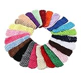 Baby Girl Headbands Elastic Crochet Hair Bands Hair Accessories Pack of 50
