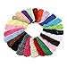 Lost ocean Baby Girl Headbands Elastic Crochet Hair Bands Hair Accessories Pack of 50