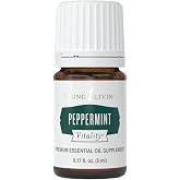 Young Living Peppermint Vitality Essential Oil | 5 ml | Refreshing &amp; Invigorating Aroma for Home, Work &amp; Personal Use | Ideal for Aromatherapy, Wellness Routines, &amp; Massage | Vegan &amp; Gluten-Free