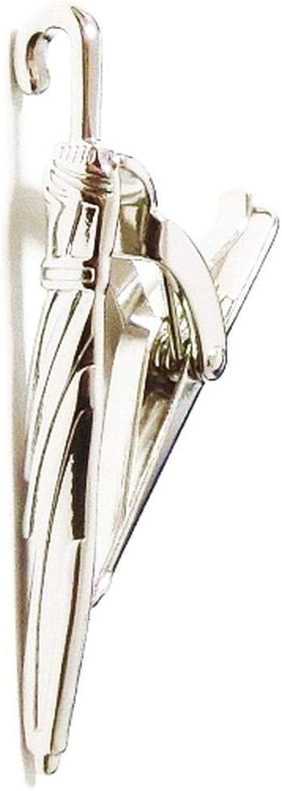 Amazon Co Jp ネクタイピン タイピン タイバー マネークリップ メンズ レディース 傘 パラソル カサ シルバー 銀 上質 プレゼント しおり ブローチ 男 女 Np003s 服 ファッション小物